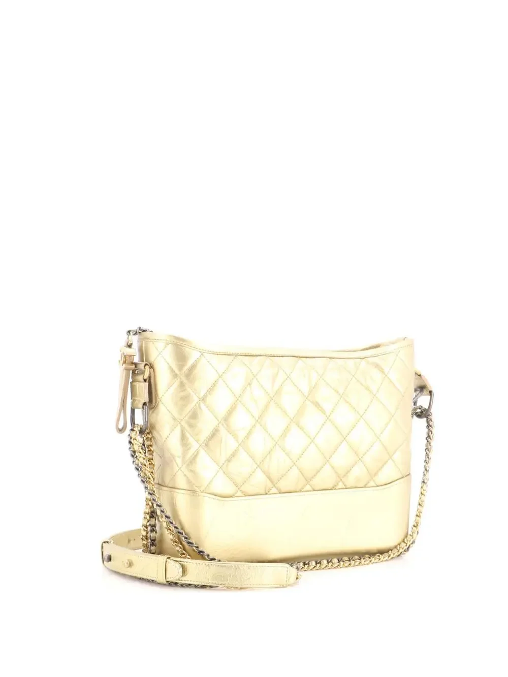 Chanel Gabrielle Hobo Quilted Metallic #353745C21B